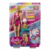 Barbie Dreamhouse: Barbie baba fürdőruhában, kiegészítőkkel