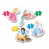 Hercegnők 3,6,9,12 db-os puzzle - Clementoni