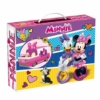 Minnie egér és barátai kétoldalas 60 db-os puzzle, kisbőröndben
