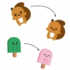 Djeco Emoji matrica