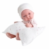 Antonio Juan Csecsemő baba csíkos pólóban párnával - 26 cm-es