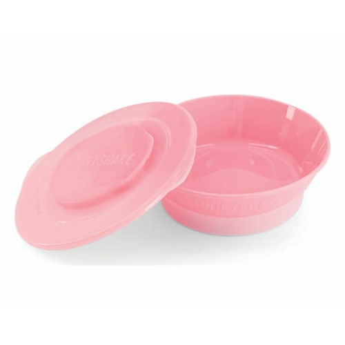 Twistshake tányér 6+m pink