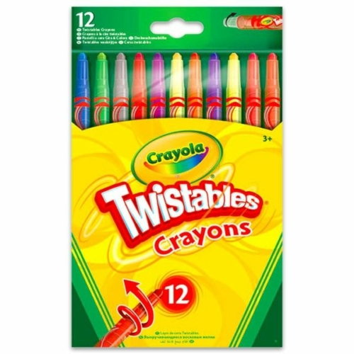 Crayola 12 db-os csavarozható zsírkréta