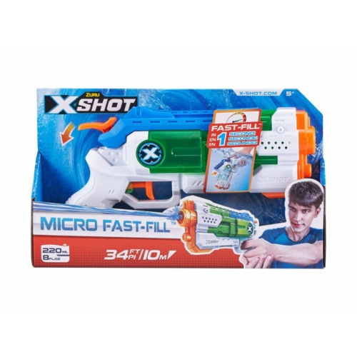 X-Shot Micro Fast Fill gyorstöltő vizipisztoly