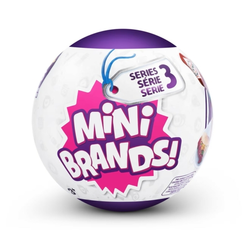 Mini Brands: Mini világmárkák 5 db-os meglepetés csomag 3. széria