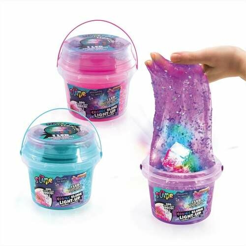 Canal Toys: So Slime LED-del világító kozmikus slime vödörben, többféle