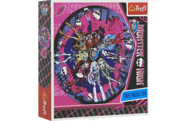 Monster High kerek puzzle, 300 db-os - Trefl
