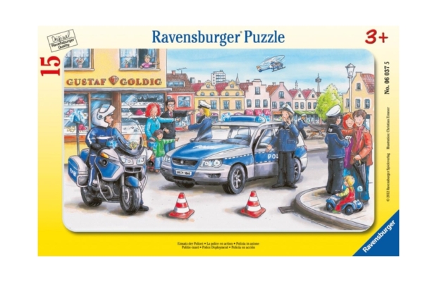 Rendőrség puzzle, 15 db-os - Ravensburger