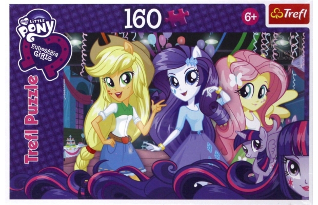 Én kicsi Pónim: Equestria lányok 160 db-os puzzle - Trefl