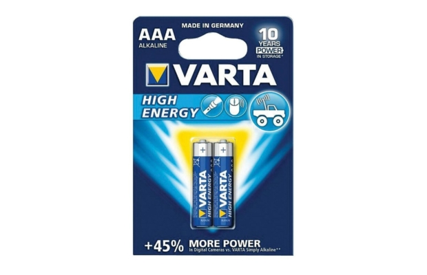 Varta High Energy AAA száraz elem - 2 darabos