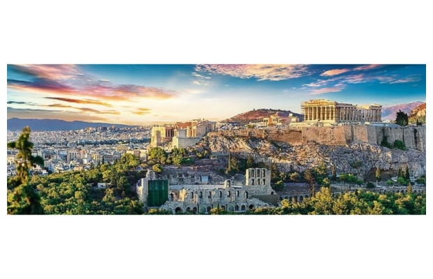 Akropolisz, Athén 500 db-os panoráma puzzle - Trefl