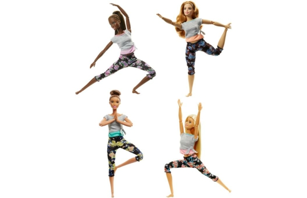 Barbie hajlékony jógababák, többféle