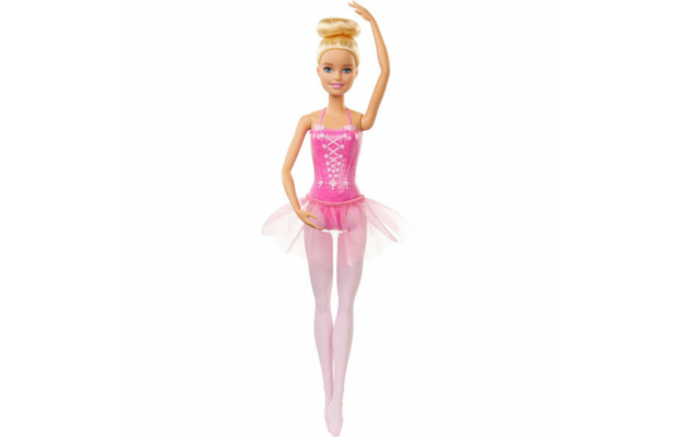 Barbie: szőke hajú balerina baba,pink tütüben