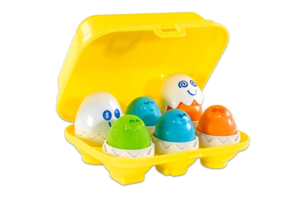 Bujócskázó tojások bébijáték - Tomy
