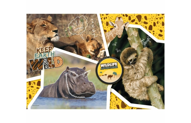 Vadvilág kutató 104 db-os puzzle - Clementoni National Geographic Kids