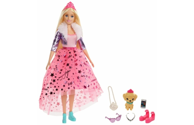 Barbie Princess Adventure Deluxe hercegnő, kétféle