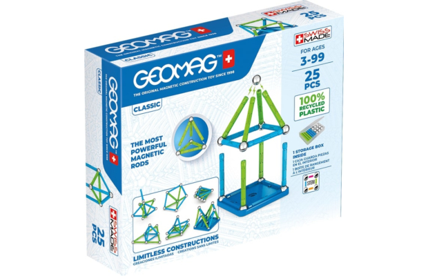 Geomag Green Line Classic 25 db-os mágneses építőjáték