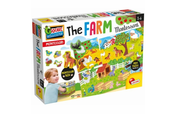 Lisciani Montessori - maxi farm puzzle