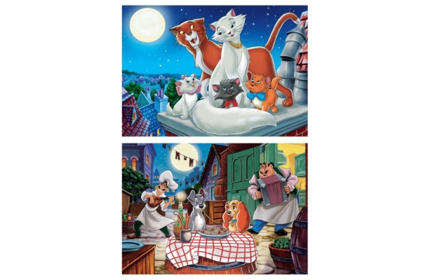 Disney állatok 2x20 db-os puzzle - Clementoni