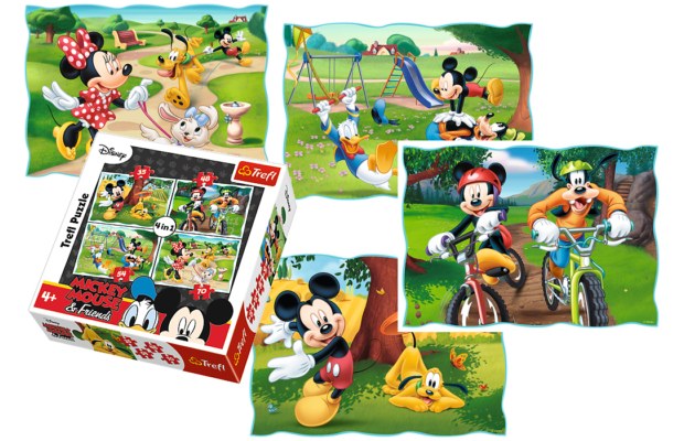 Playing in the park 34 48 54 70 db-os puzzle - Trefl