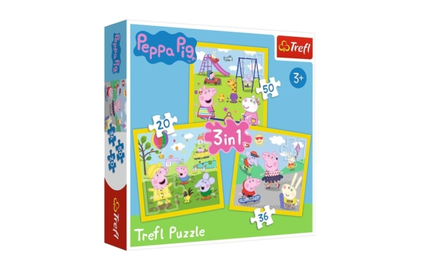 Peppa's happy day 20 36 50 db-os puzzle - Trefl