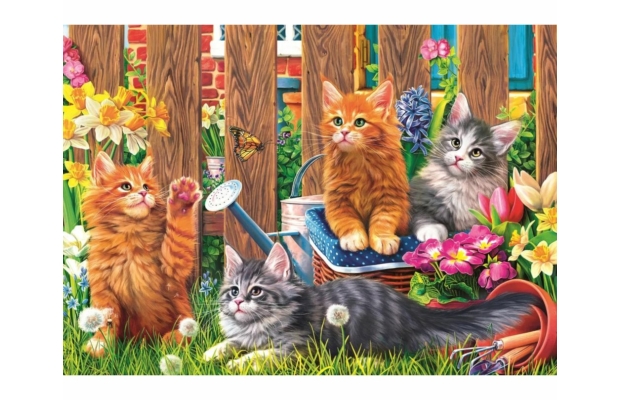 Macskák a kertben 500 db - os puzzle - Trefl