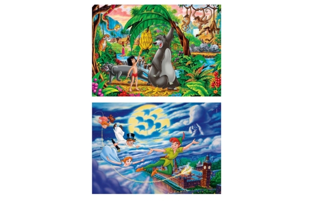 Pán Péter és Dzsungel könyve 2x60 db-os puzzle - Clementoni