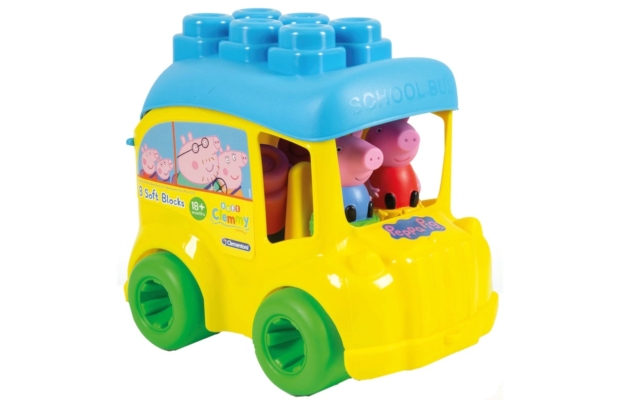 Clemmy Baby Peppa malac autóbusz építőkocka készlet