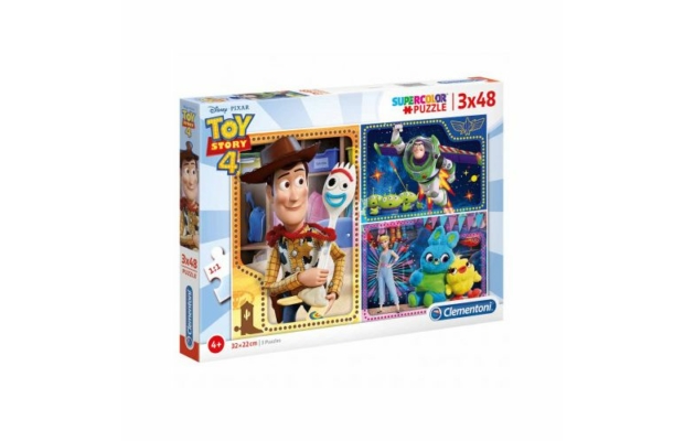 Toy Story 4. 3x48 db-os puzzle - Clementoni