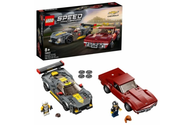 LEGO Speed Champions: 76903 Chevrolet Corvette C8.R Race Car és 1968 Chevrolet Corvette