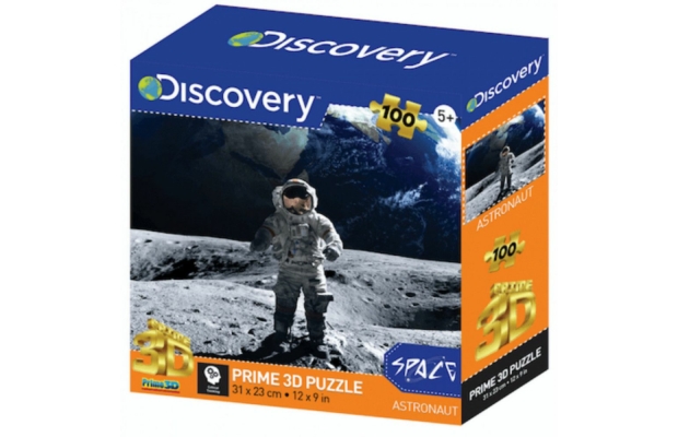 Űrhajós a Holdon Discovery Channel 3D puzzle. 100 darabos