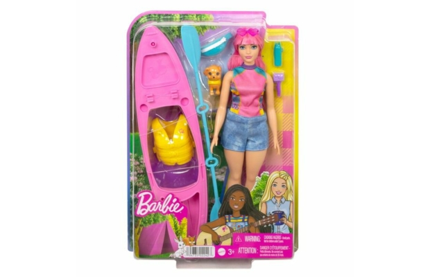 Barbie: Kempingező Daisy csónakkal