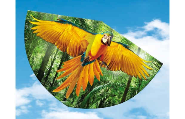 Günther PAPAGEI  papagáj nylon papírsárkány 75*48cm
