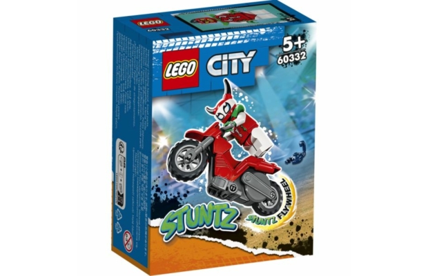 Lego City: 60332 Vakmerő skorpió kaszkadőr motorkerékpár