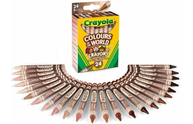 Crayola sokszínű világ Bőrszín árnyalatok zsírkréta 24 db