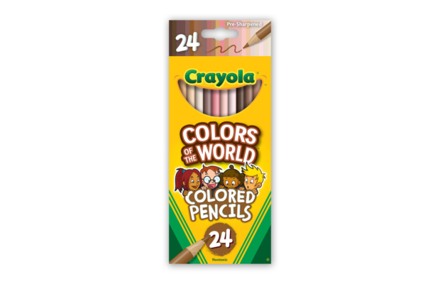 Crayola Crayola: Sokszínű Világ, bőrszín árnyalatú színes ceruza készlet - 24 db-os