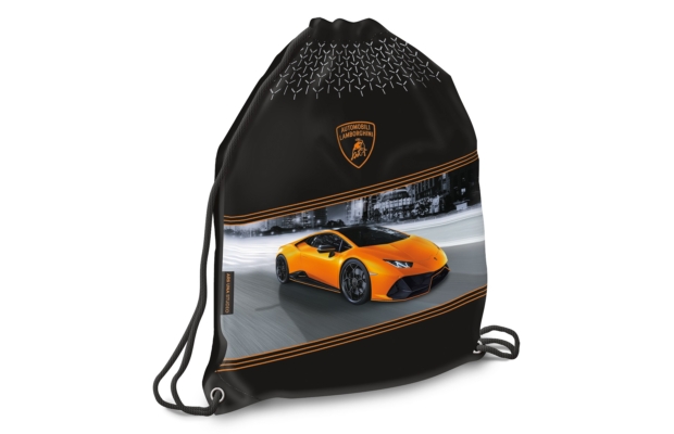Ars Una narancssárga Lamborghini tornazsák