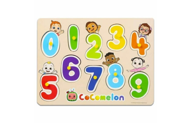Cocomelon fogós puzzle - számok