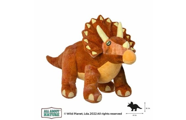 Triceratops plüss 41 cm
