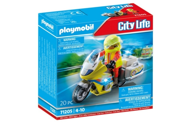 Playmobil 71205: Mentőmotor villogó fénnyel