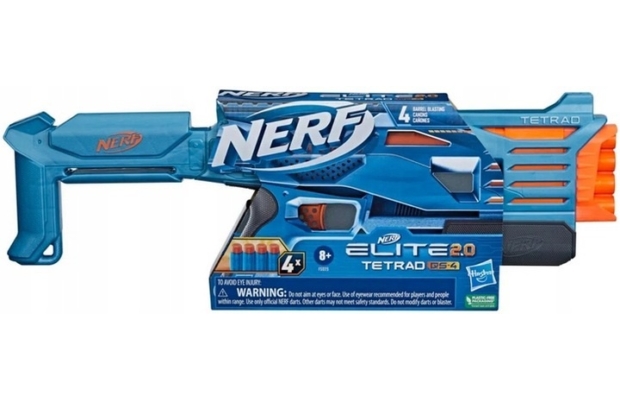 Nerf Elite 2.0 Tetrad QS-4 szivacslövő játékfegyver