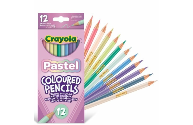 Crayola Pasztell színes ceruza készlet - 12 db-os