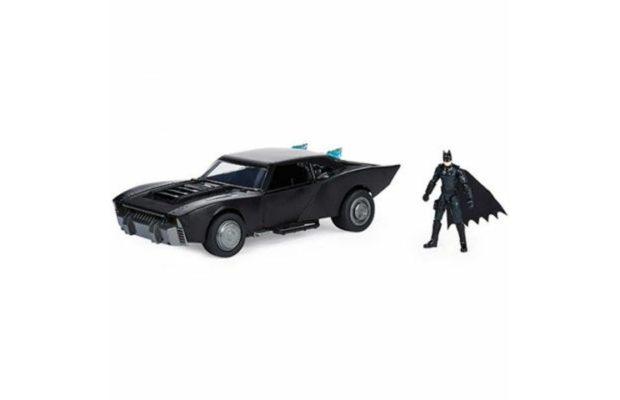 Batman játékfigura és Batmobile játékszett